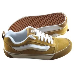 Vans Knu Skool Gum Bumper Honey Yellow Womens Size 7